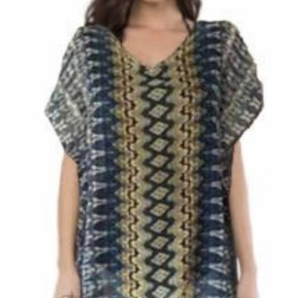 O'Neill Lightweight Oversized Sap Bali Printed Swim Cover Up - Small